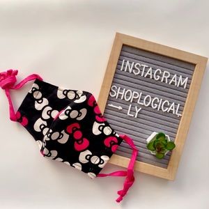 ❌ SOLD ❌ Sanrio Hello Kitty Bow Face Mask/Cover